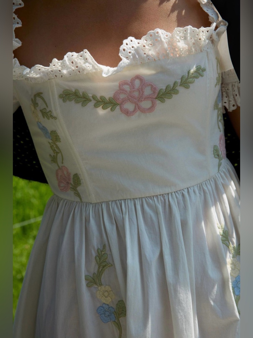 RARE For Love and Lemons Erin Midi Dress NWT 🌸 - Picture 4 of 12